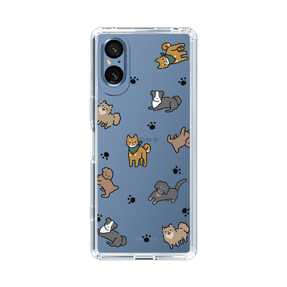Slim Protection Case［ Original - CASEPLAY Dog All-over Pattern - color ］