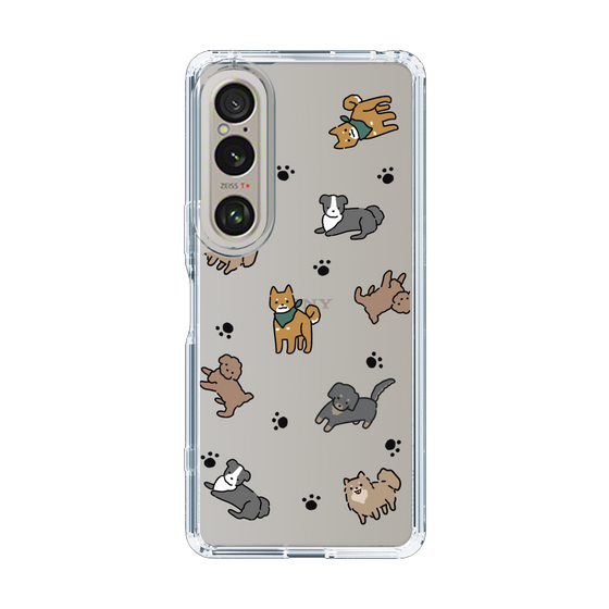 Slim Protection Case［ Original - CASEPLAY Dog All-over Pattern - color ］