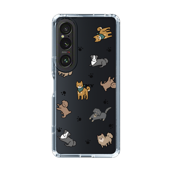 Slim Protection Case［ Original - CASEPLAY Dog All-over Pattern - color ］