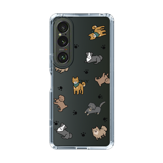 Slim Protection Case［ Original - CASEPLAY Dog All-over Pattern - color ］