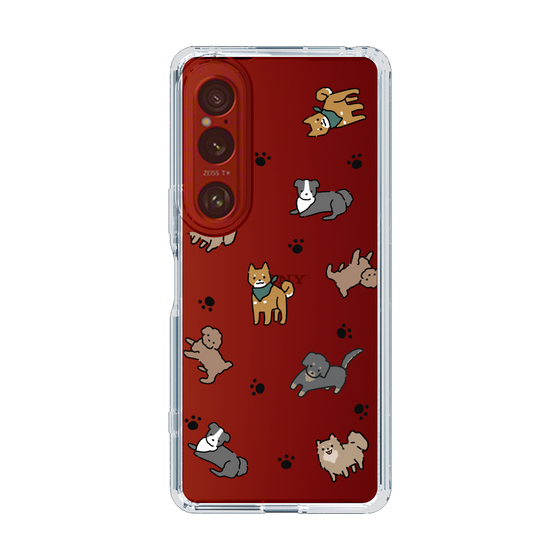 Slim Protection Case［ Original - CASEPLAY Dog All-over Pattern - color ］