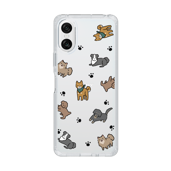 Slim Protection Case［ Original - CASEPLAY Dog All-over Pattern - color ］