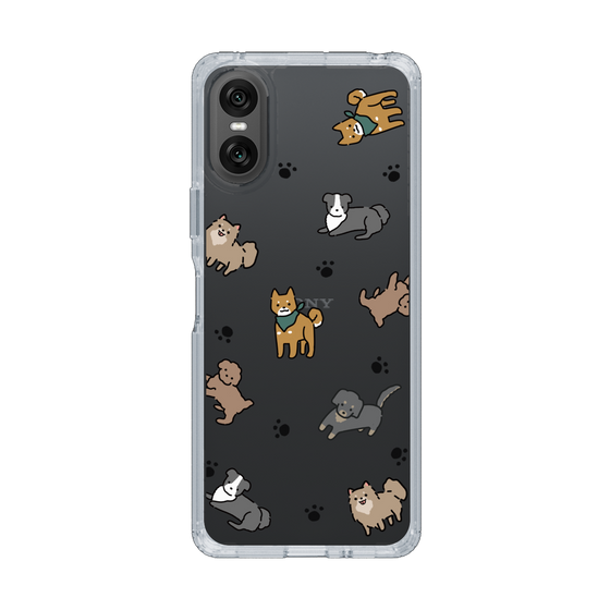 Slim Protection Case［ Original - CASEPLAY Dog All-over Pattern - color ］