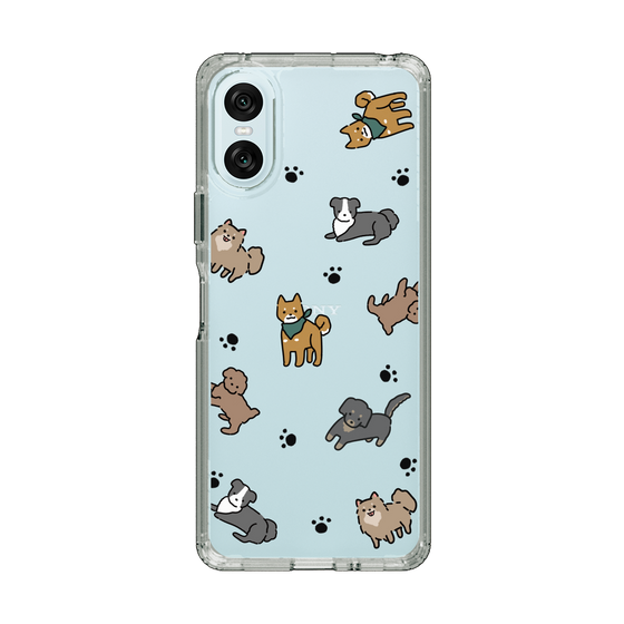 Slim Protection Case［ Original - CASEPLAY Dog All-over Pattern - color ］