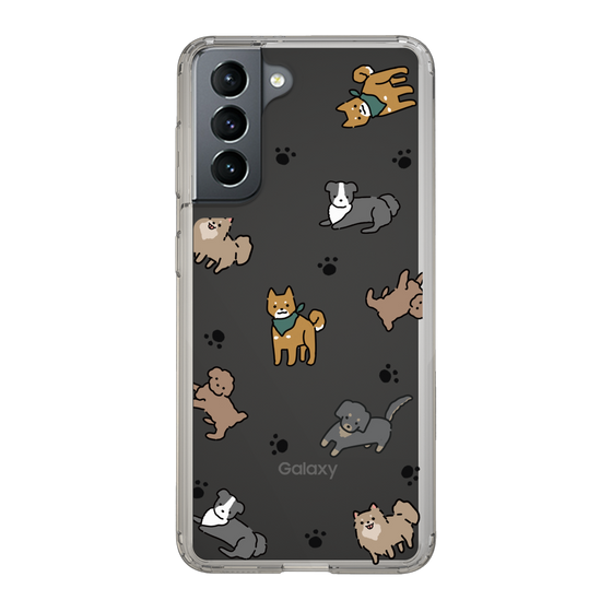 Slim Protection Case［ Original - CASEPLAY Dog All-over Pattern - color ］
