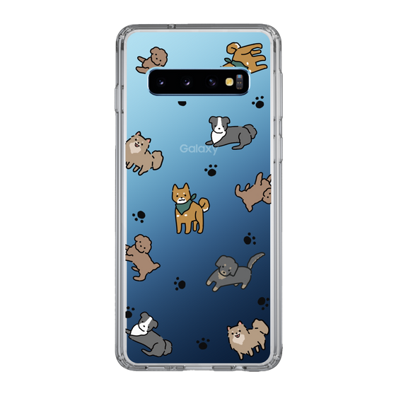 Slim Protection Case［ Original - CASEPLAY Dog All-over Pattern - color ］