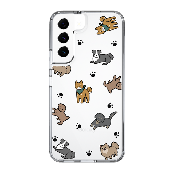 Slim Protection Case［ Original - CASEPLAY Dog All-over Pattern - color ］