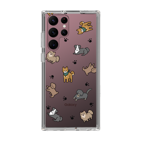 Slim Protection Case［ Original - CASEPLAY Dog All-over Pattern - color ］
