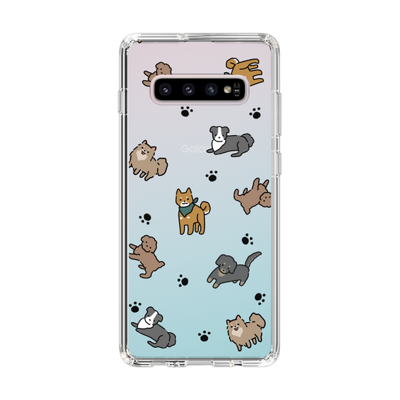 Slim Protection Case［ Original - CASEPLAY Dog All-over Pattern - color ］