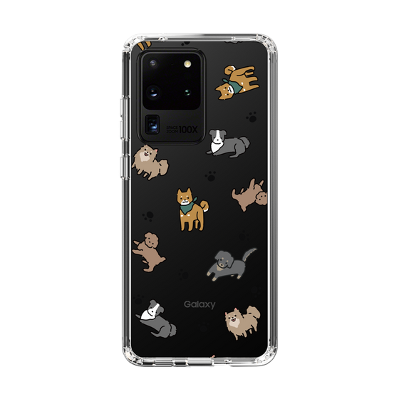 Slim Protection Case［ Original - CASEPLAY Dog All-over Pattern - color ］