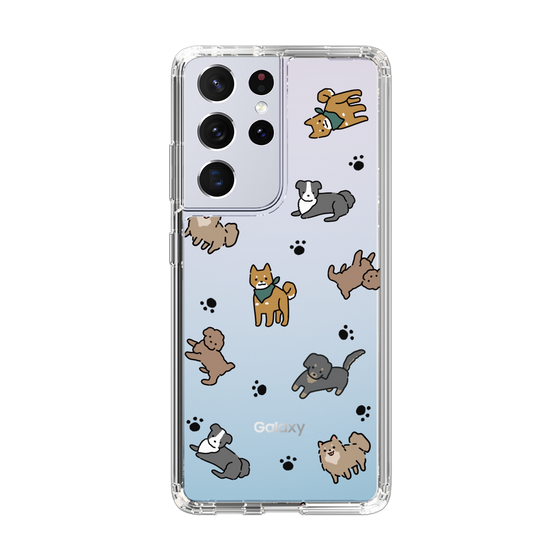 Slim Protection Case［ Original - CASEPLAY Dog All-over Pattern - color ］