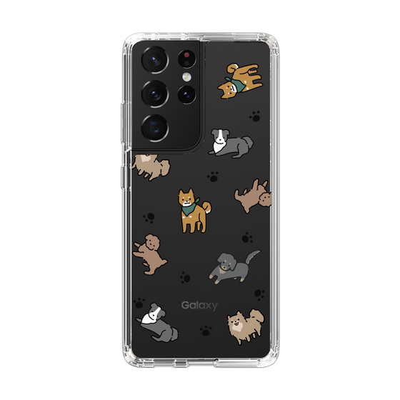 Slim Protection Case［ Original - CASEPLAY Dog All-over Pattern - color ］