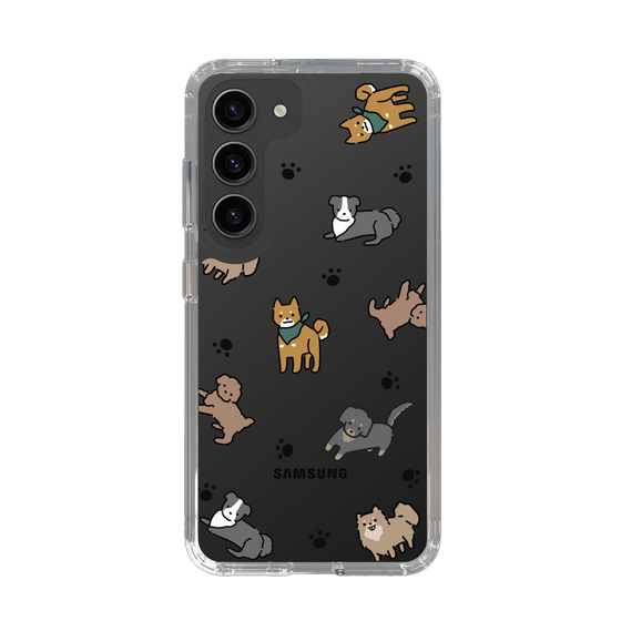 Slim Protection Case［ Original - CASEPLAY Dog All-over Pattern - color ］
