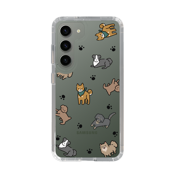 Slim Protection Case［ Original - CASEPLAY Dog All-over Pattern - color ］