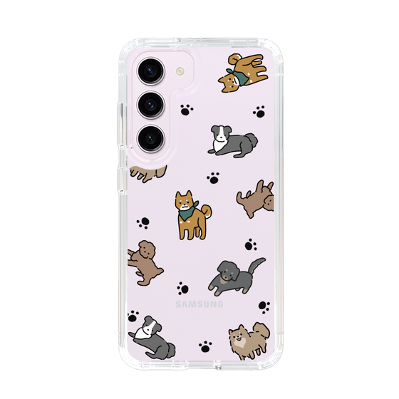 Slim Protection Case［ Original - CASEPLAY Dog All-over Pattern - color ］