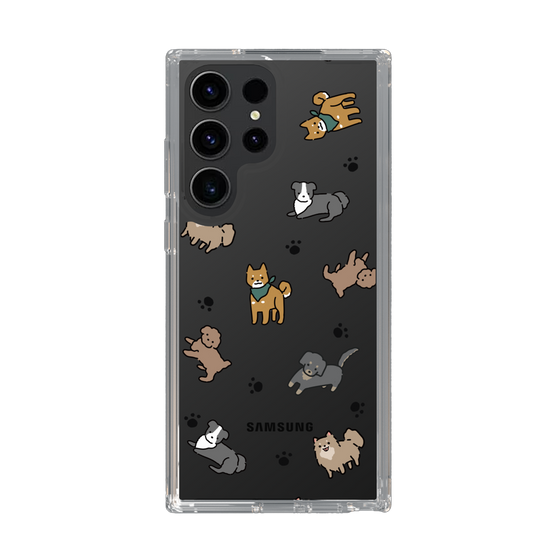 Slim Protection Case［ Original - CASEPLAY Dog All-over Pattern - color ］
