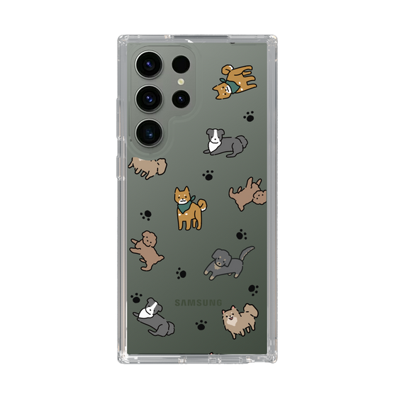 Slim Protection Case［ Original - CASEPLAY Dog All-over Pattern - color ］