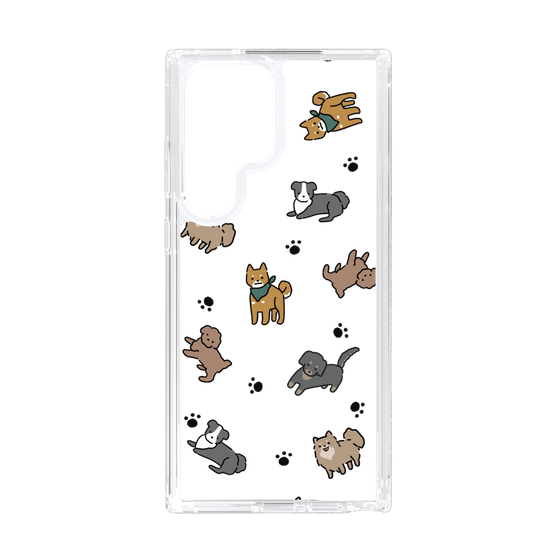 Slim Protection Case［ Original - CASEPLAY Dog All-over Pattern - color ］