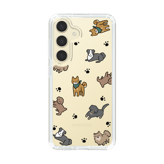 Slim Protection Case［ Original - CASEPLAY Dog All-over Pattern - color ］