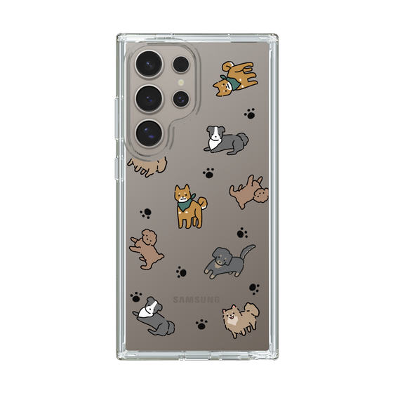 Slim Protection Case［ Original - CASEPLAY Dog All-over Pattern - color ］