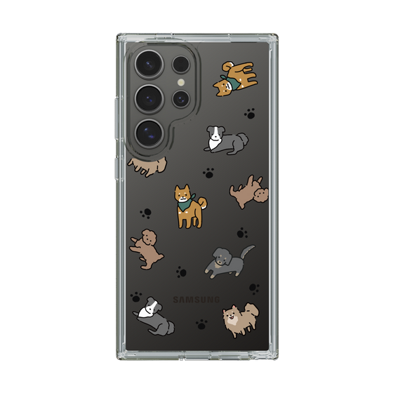 Slim Protection Case［ Original - CASEPLAY Dog All-over Pattern - color ］
