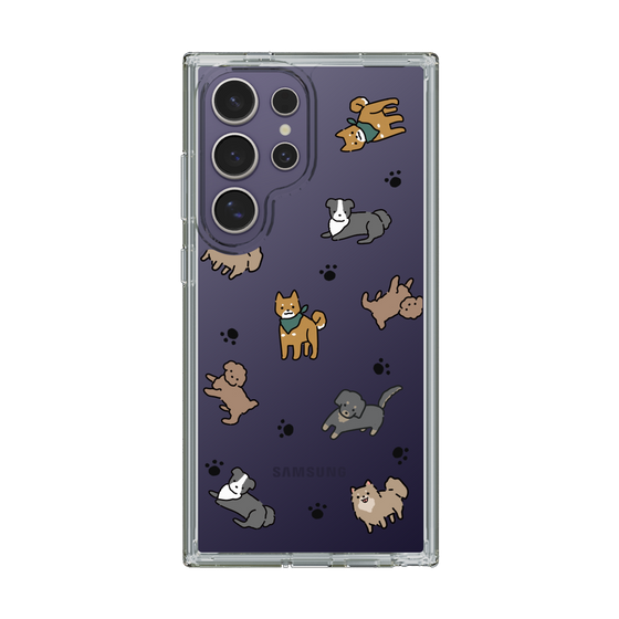 Slim Protection Case［ Original - CASEPLAY Dog All-over Pattern - color ］