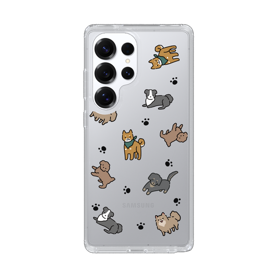 Slim Protection Case［ Original - CASEPLAY Dog All-over Pattern - color ］