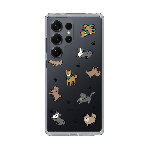 Slim Protection Case［ Original - CASEPLAY Dog All-over Pattern - color ］