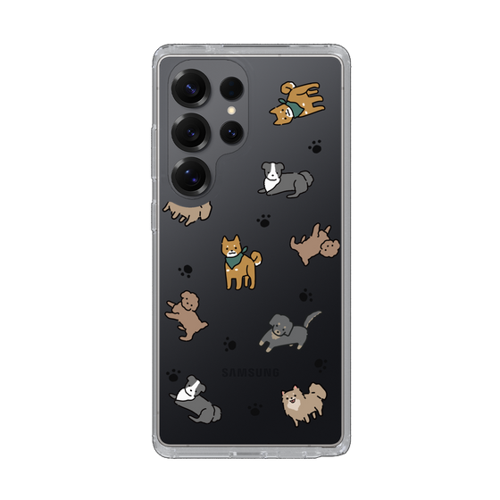 Slim Protection Case［ Original - CASEPLAY Dog All-over Pattern - color ］