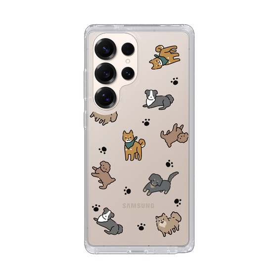 Slim Protection Case［ Original - CASEPLAY Dog All-over Pattern - color ］