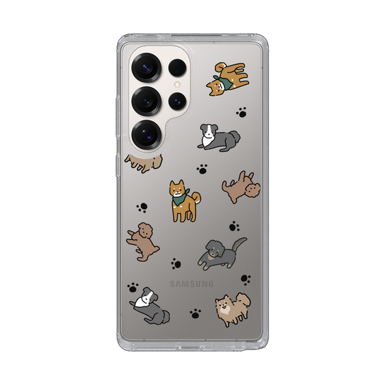 Slim Protection Case［ Original - CASEPLAY Dog All-over Pattern - color ］
