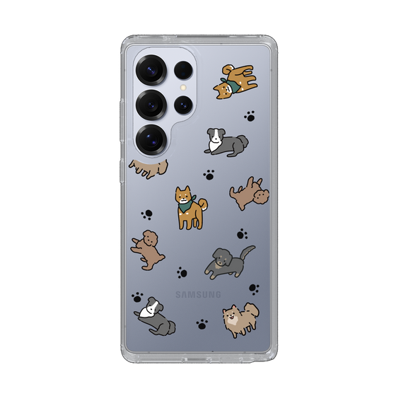 Slim Protection Case［ Original - CASEPLAY Dog All-over Pattern - color ］