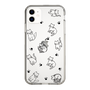 Slim Protection Case［ Original - CASEPLAY Cat All-over Pattern - black ］