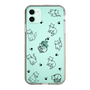 Slim Protection Case［ Original - CASEPLAY Cat All-over Pattern - black ］