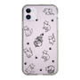 Slim Protection Case［ Original - CASEPLAY Cat All-over Pattern - black ］