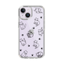Slim Protection Case［ Original - CASEPLAY Cat All-over Pattern - black ］