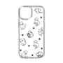 Slim Protection Case［ Original - CASEPLAY Cat All-over Pattern - black ］