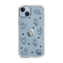 Slim Protection Case［ Original - CASEPLAY Cat All-over Pattern - black ］