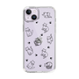 Slim Protection Case［ Original - CASEPLAY Cat All-over Pattern - black ］