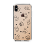 Slim Protection Case［ Original - CASEPLAY Cat All-over Pattern - black ］