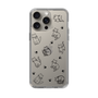 Slim Protection Case［ Original - CASEPLAY Cat All-over Pattern - black ］