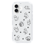 Slim Protection Case［ Original - CASEPLAY Cat All-over Pattern - black ］