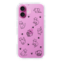 Slim Protection Case［ Original - CASEPLAY Cat All-over Pattern - black ］