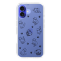 Slim Protection Case［ Original - CASEPLAY Cat All-over Pattern - black ］