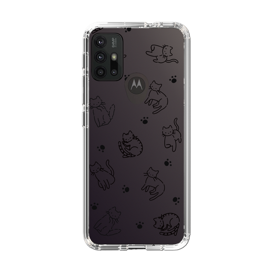 Slim Protection Case［ Original - CASEPLAY Cat All-over Pattern - black ］
