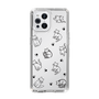 Slim Protection Case［ Original - CASEPLAY Cat All-over Pattern - black ］