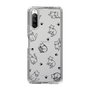 Slim Protection Case［ Original - CASEPLAY Cat All-over Pattern - black ］