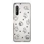 Slim Protection Case［ Original - CASEPLAY Cat All-over Pattern - black ］