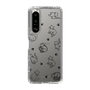 Slim Protection Case［ Original - CASEPLAY Cat All-over Pattern - black ］