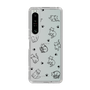 Slim Protection Case［ Original - CASEPLAY Cat All-over Pattern - black ］